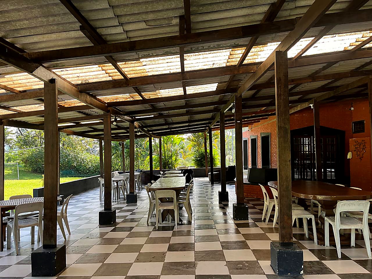 Salão pronto para eventos